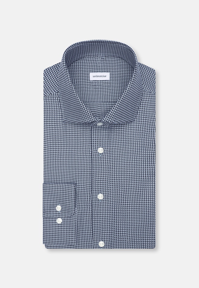 Regular Business shirt Pepita in Dunkelblau | Seidensticker online shop