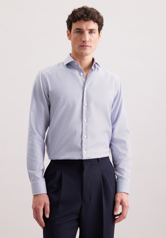 Regular Business Hemd Pepita in Rot | Seidensticker Onlineshop