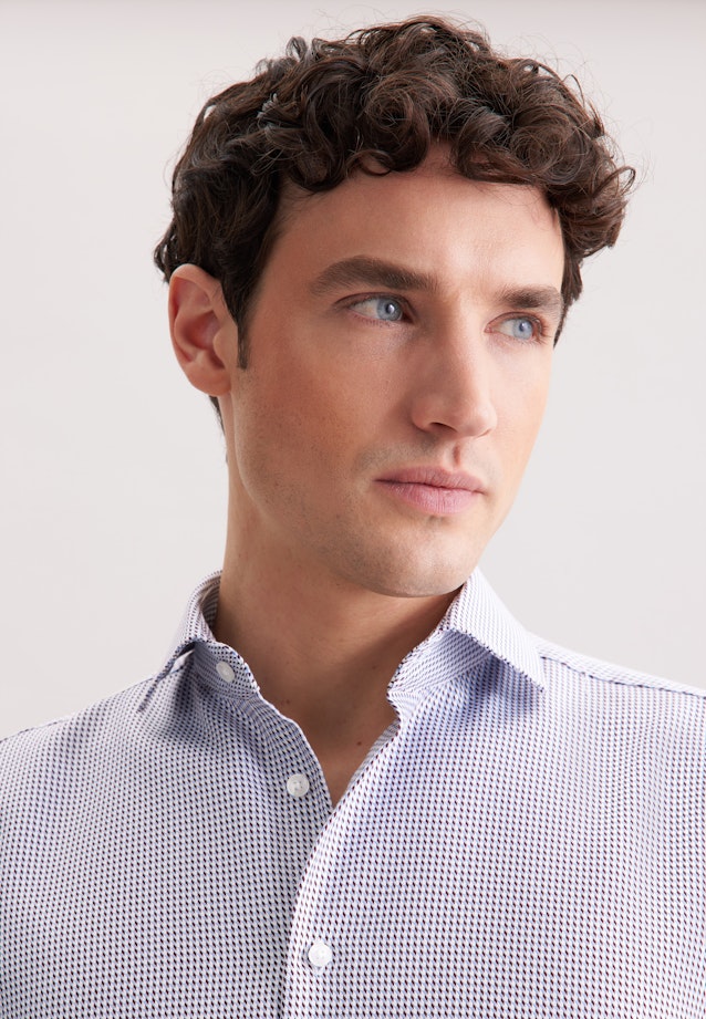 Regular Business Hemd Pepita in Rot |  Seidensticker Onlineshop