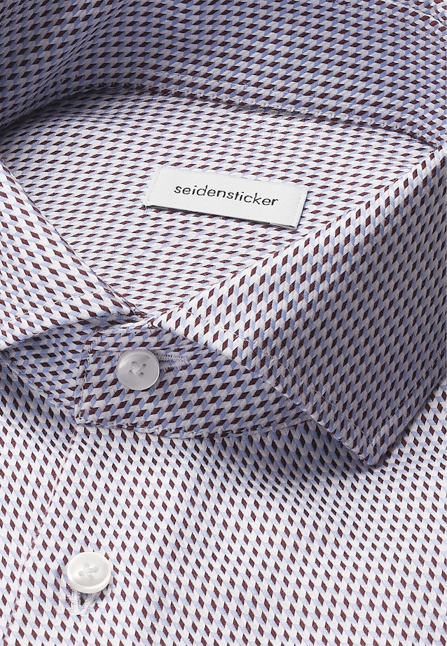 Regular Business Hemd Pepita in Rot |  Seidensticker Onlineshop