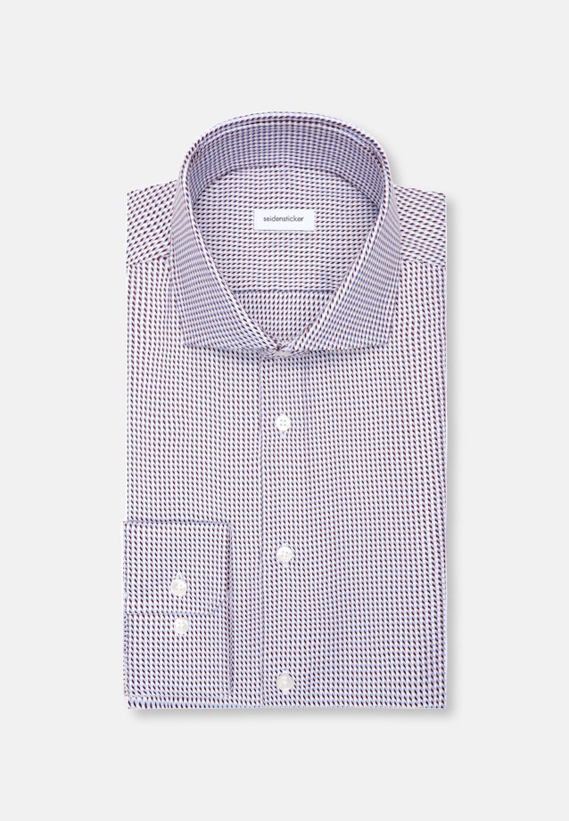 Regular Business Hemd Pepita in Rot |  Seidensticker Onlineshop