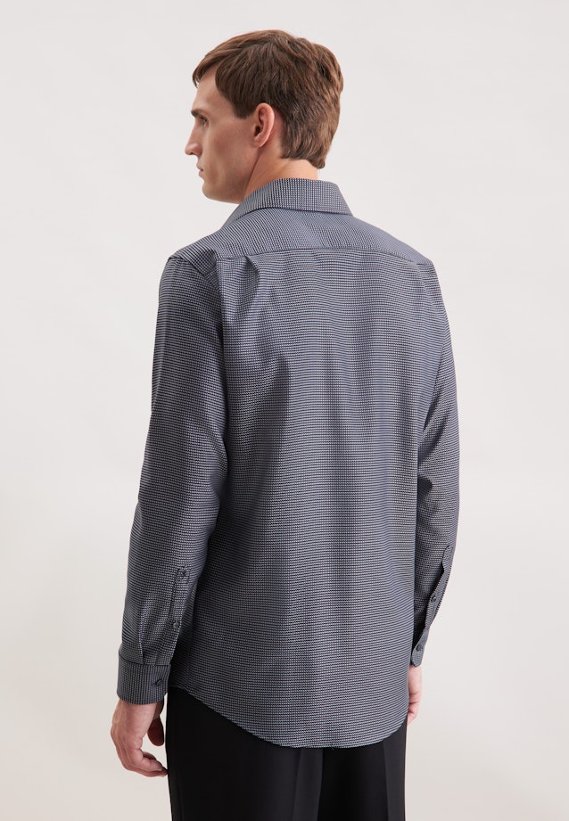 Regular Business shirt Pepita in Grey |  Seidensticker Onlineshop