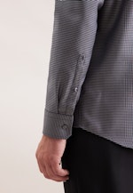 Regular Business shirt Pepita in Grey |  Seidensticker Onlineshop