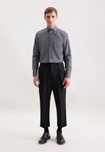 Regular Business shirt Pepita in Grey |  Seidensticker Onlineshop