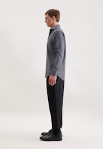 Regular Business shirt Pepita in Grey |  Seidensticker Onlineshop