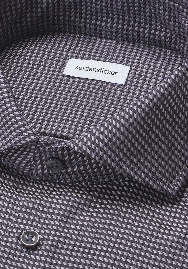 Regular Chemise d'affaires Pepita dans Gris | Boutique en ligne Seidensticker