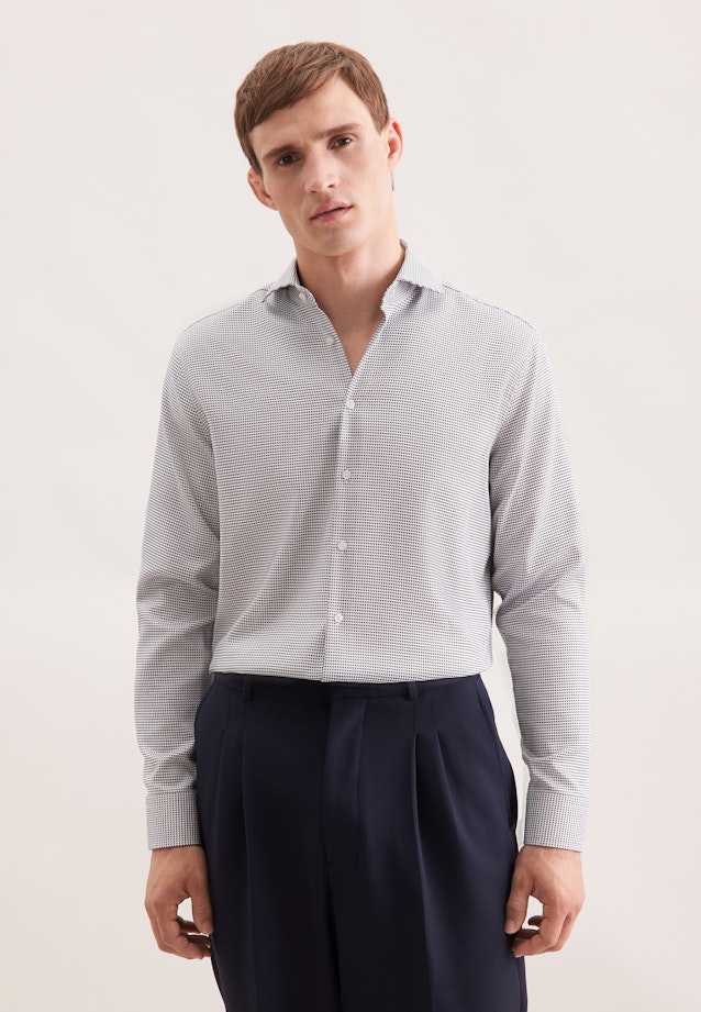 Regular Chemise d'affaires Pepita in Beige |  Seidensticker Onlineshop