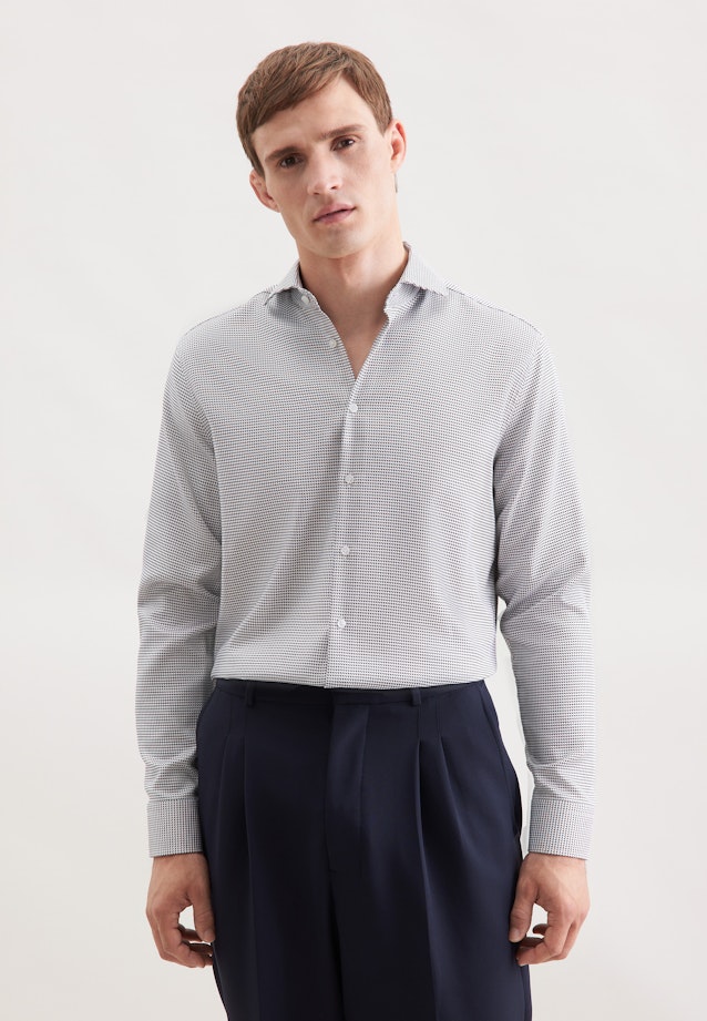 Regular Chemise d'affaires Pepita in Beige |  Seidensticker Onlineshop