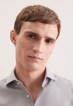 Regular Business Hemd Pepita in Beige |  Seidensticker Onlineshop