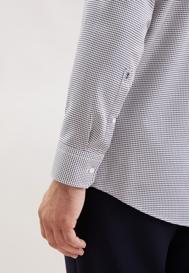 Regular Business shirt Pepita in Beige |  Seidensticker Onlineshop