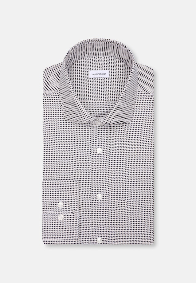 Regular Business Hemd Pepita in Beige |  Seidensticker Onlineshop