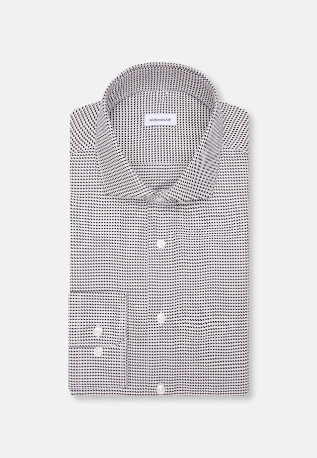 Regular Business shirt Pepita in Beige |  Seidensticker Onlineshop