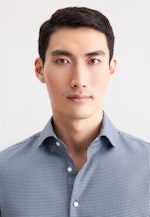 Slim Business Hemd Pepita in Dunkelblau |  Seidensticker Onlineshop