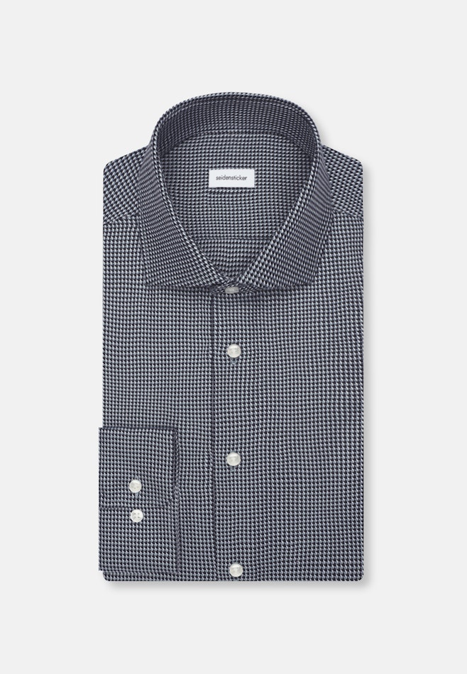 Slim Business Hemd Pepita in Dunkelblau | Seidensticker Onlineshop
