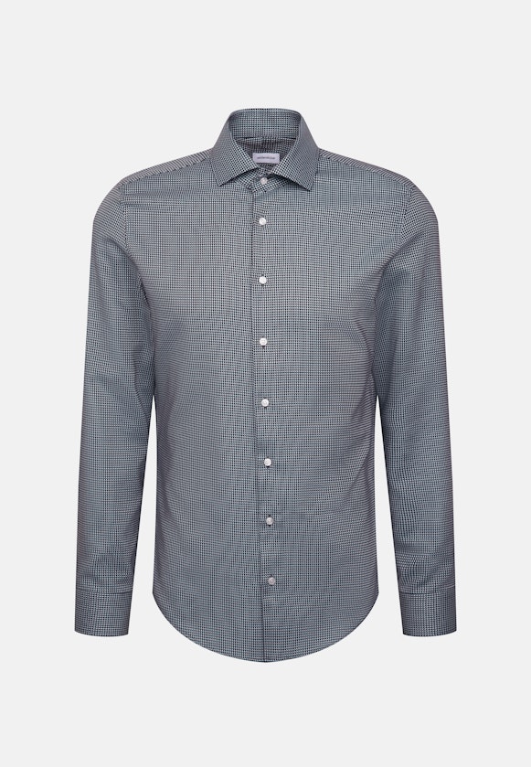 Slim Business Hemd Pepita in Dunkelblau |  Seidensticker Onlineshop