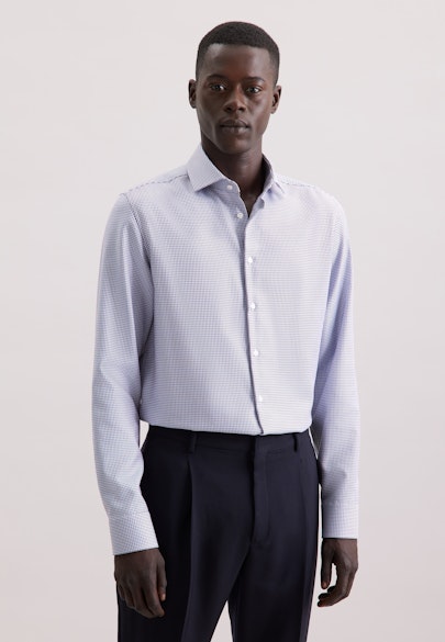 Slim Business shirt Pepita in Rot |  Seidensticker Onlineshop