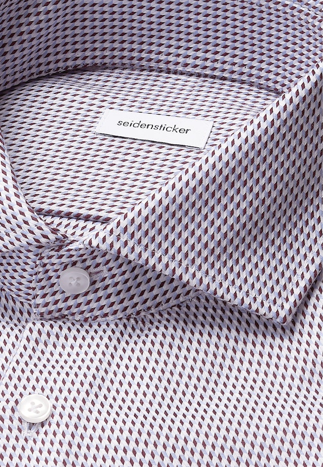 Slim Business Hemd Pepita in Rot |  Seidensticker Onlineshop