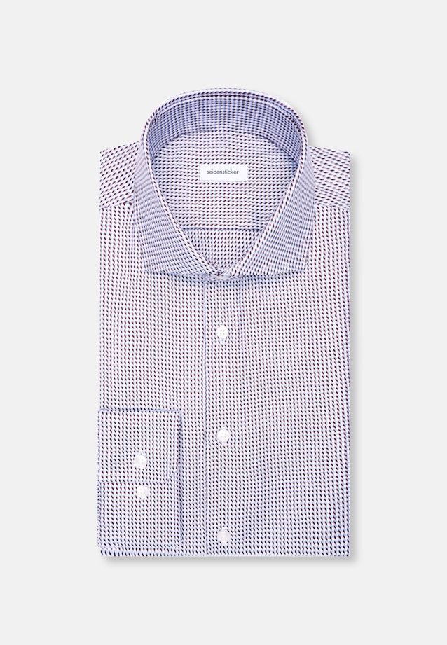 Slim Business Hemd Pepita in Rot |  Seidensticker Onlineshop