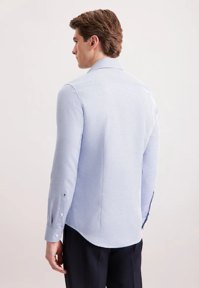 Slim Chemise d'affaires Pepita in Bleu Foncé |  Seidensticker Onlineshop