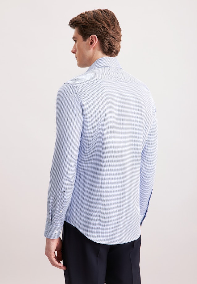 Slim Business Hemd Pepita in Dunkelblau |  Seidensticker Onlineshop