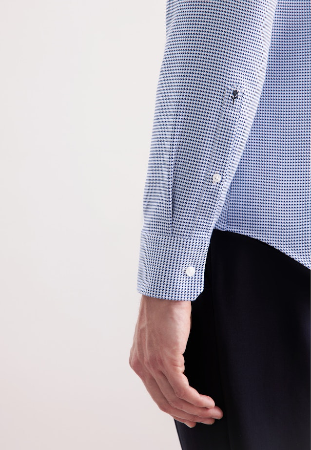 Slim Business Hemd Pepita in Dunkelblau |  Seidensticker Onlineshop