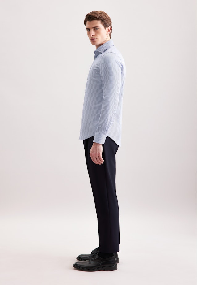 Slim Business Hemd Pepita in Dunkelblau |  Seidensticker Onlineshop