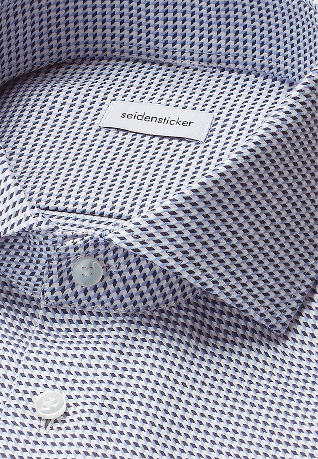 Slim Business Hemd Pepita in Dunkelblau |  Seidensticker Onlineshop