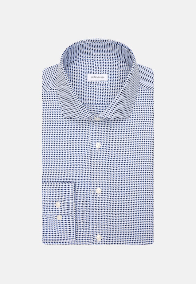 Slim Business Hemd Pepita in Dunkelblau |  Seidensticker Onlineshop