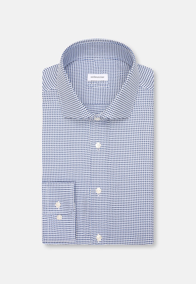 Slim Business Hemd Pepita in Dunkelblau |  Seidensticker Onlineshop
