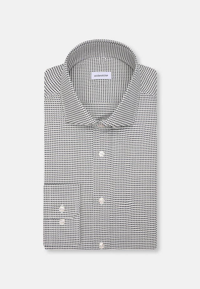 Slim Business Hemd Pepita in Beige |  Seidensticker Onlineshop