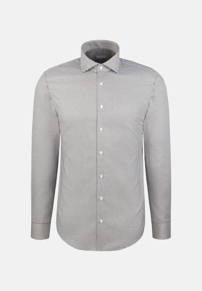 Slim Business Hemd Pepita in Beige | Seidensticker Onlineshop