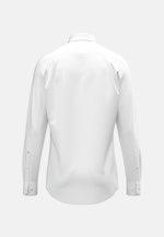 Regular Chemise en flanelle Uni in Blanc |  Seidensticker Onlineshop
