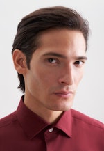 Regular Flanellhemd Uni in Rot |  Seidensticker Onlineshop