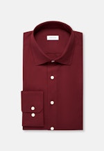 Regular Flanellhemd Uni in Rot |  Seidensticker Onlineshop