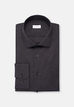 Regular Flanellhemd Uni in Grau |  Seidensticker Onlineshop