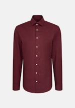 Slim Flanellhemd Uni in Rot |  Seidensticker Onlineshop