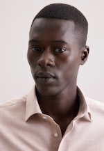 Slim Flanellhemd Uni in Beige |  Seidensticker Onlineshop