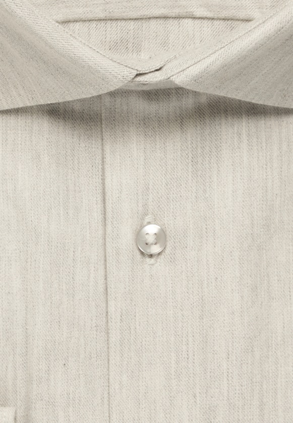 Slim Chemise en flanelle Uni in Gris |  Seidensticker Onlineshop