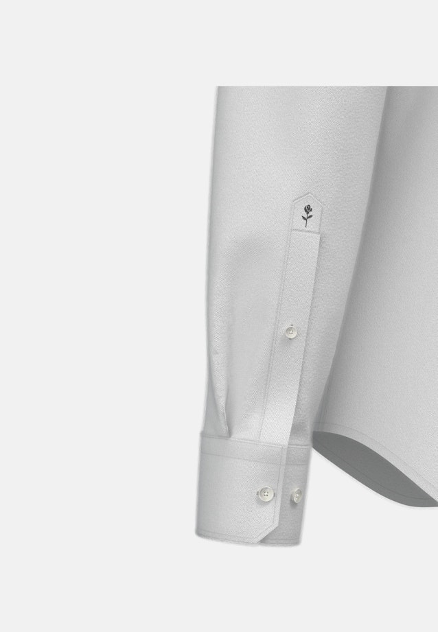 Slim Flanellhemd Uni in Grau |  Seidensticker Onlineshop