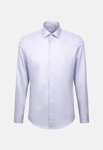 Slim Flanellhemd Uni in Mittelblau |  Seidensticker Onlineshop