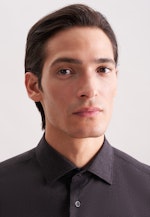 Slim Flanellhemd Uni in Grau |  Seidensticker Onlineshop