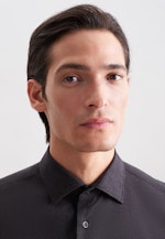 Slim Flanellhemd Uni in Grau |  Seidensticker Onlineshop