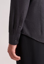 Slim Flanellhemd Uni in Grau |  Seidensticker Onlineshop