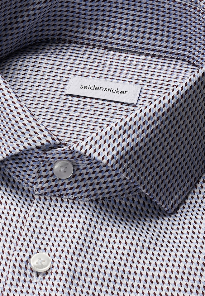 Comfort Chemise d'affaires Pepita dans Rouge | Boutique en ligne Seidensticker