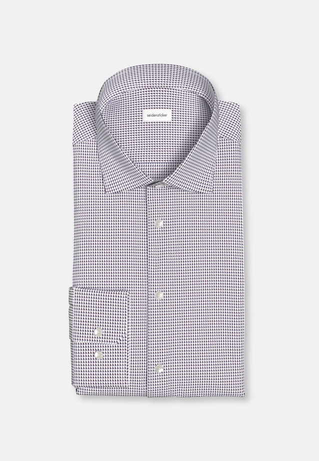 Comfort Business Hemd Pepita in Rot |  Seidensticker Onlineshop