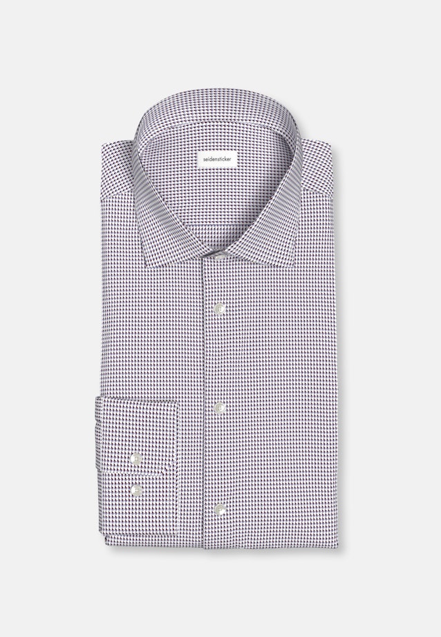 Comfort Business Hemd Pepita in Rot |  Seidensticker Onlineshop