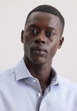 Comfort Business Hemd Pepita in Dunkelblau |  Seidensticker Onlineshop