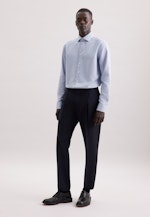 Comfort Business Hemd Pepita in Dunkelblau |  Seidensticker Onlineshop