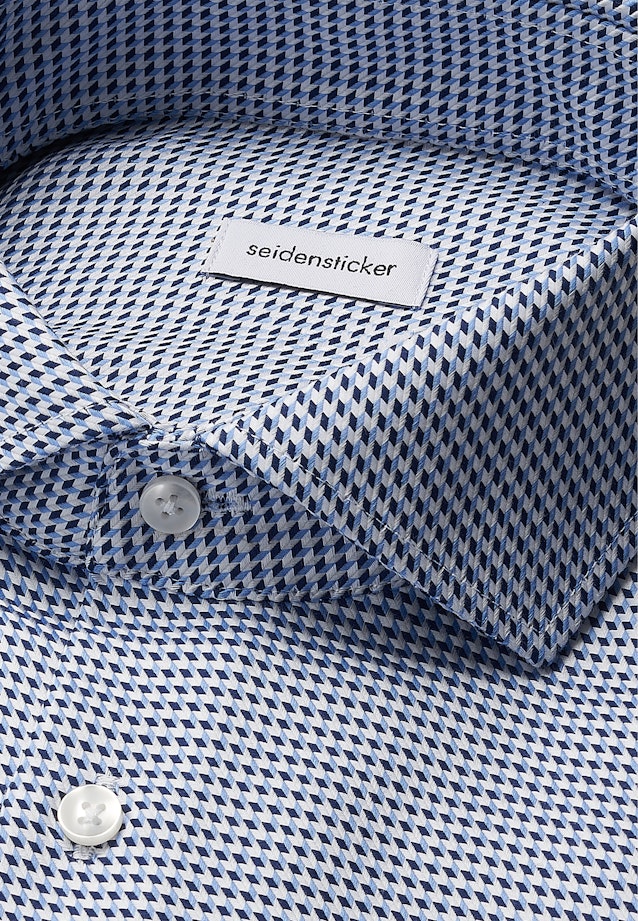 Comfort Business Hemd Pepita in Dunkelblau |  Seidensticker Onlineshop