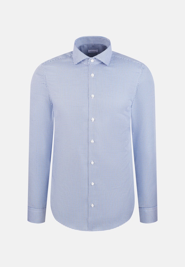 Comfort Business Hemd Pepita in Dunkelblau |  Seidensticker Onlineshop
